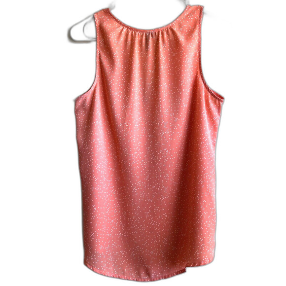 MAURICES Women's Sleeveless‎ Orange Blouse Size S 100% Polyester - Picture 4 of 8